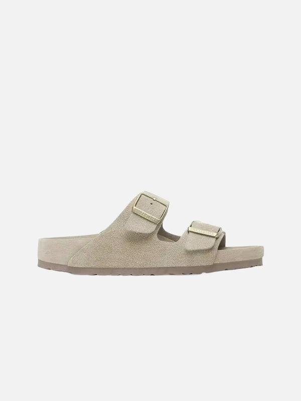 Birkenstock Arizona VL EXQ – Allover Taupe, yandan görünüm