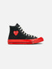 Comme des Garçons Play X Converse Chuck 70 Hi - Black/Red