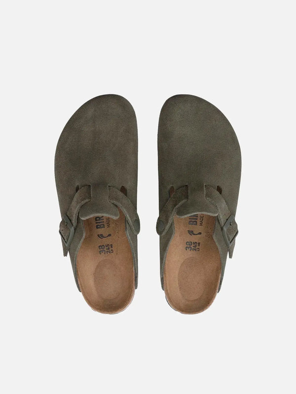 BIRKENSTOCK Boston VL Thyme – Thyme, iki adet üstten görünüm