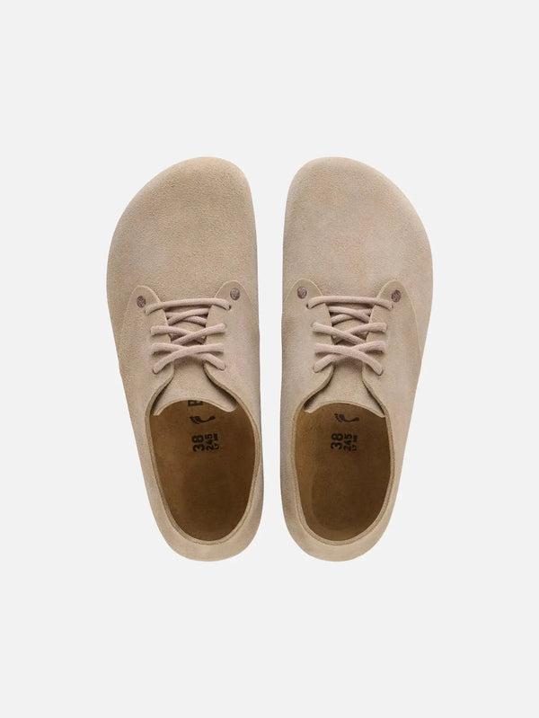 Birkenstock Maine VL Taupe – taupe, üstten görünüm, çift