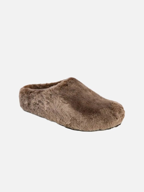 BIRKENSTOCK Amsterdam Wrapped Shearling Grey Taupe – Grey Taupe, yan görünüm