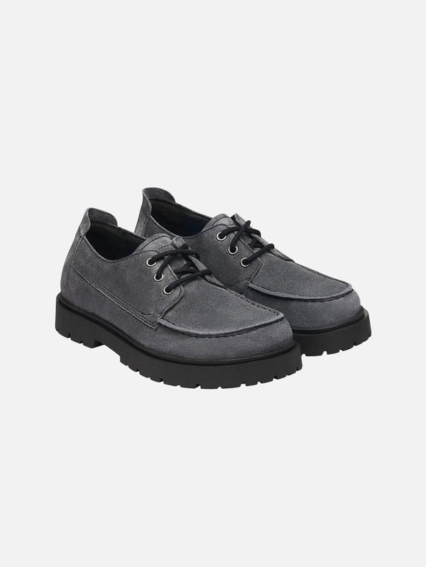 BIRKENSTOCK Highwood Moc Lace Low VL – Charcoal, yandan görünüm