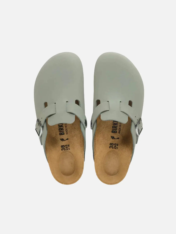 Birkenstock Boston LEOI – Pure Sage, üstten görünüm