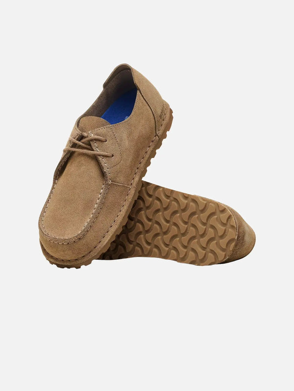 Birkenstock Utti Lace VL M – Grey Taupe, önden görünüm