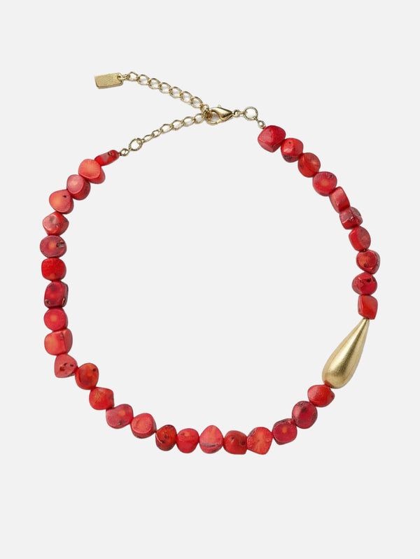 Red Goccia Necklace