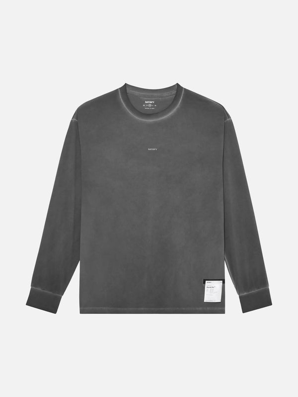 SATISFY, AuraLite Long Tee - Pigment Black, T-SHIRT, shopi go'da!