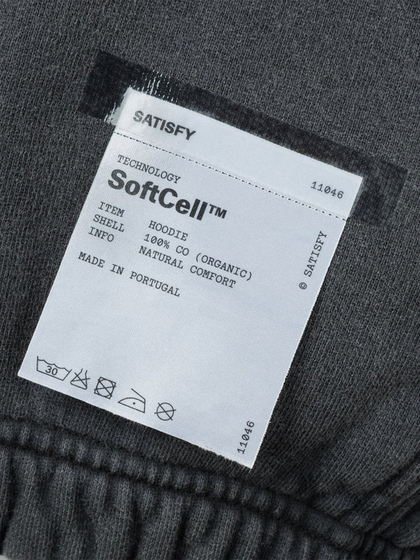 SATISFY, SoftCell Hoodie - Aged Black, SWEATSHIRT, shopi go'da!