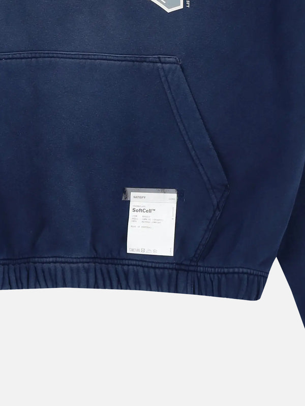 SATISFY, SoftCell Hoodie - Sun Bleached Indigo, SWEATSHIRT, shopi go'da!