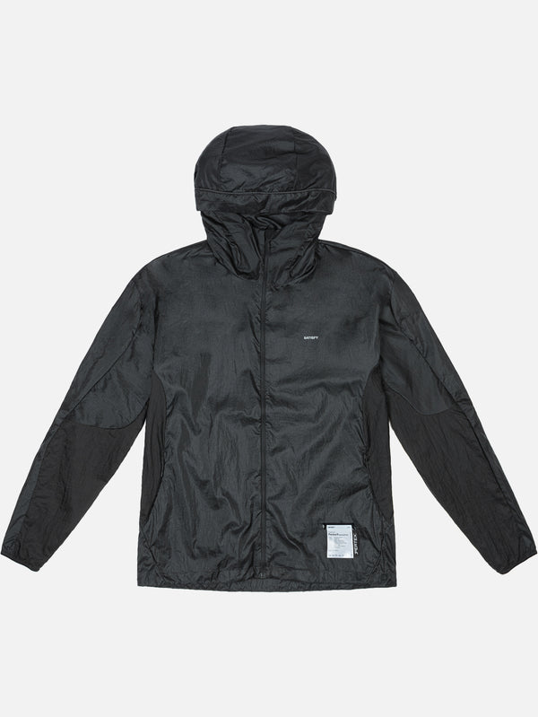 SATISFY, Pertex Diamond Fuse Windbreaker - Black, YAĞMURLUK, shopi go'da!