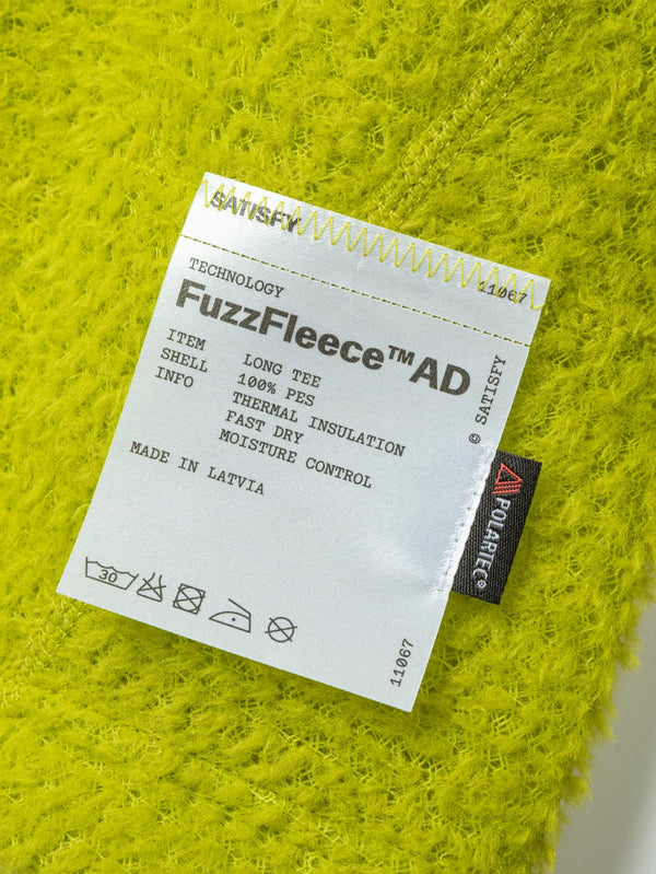 SATISFY, FuzzFleece AD Long Tee - Grenoble Green, T-SHIRT, shopi go'da!