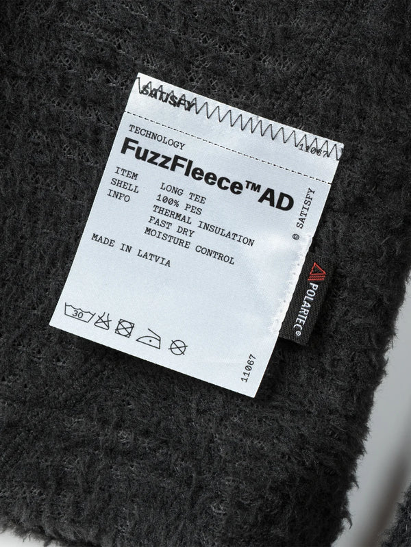 SATISFY, FuzzFleece AD Long Tee - Phantom, T-SHIRT, shopi go'da!