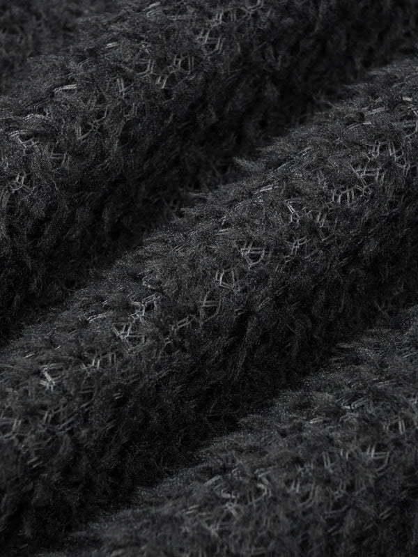 SATISFY, FuzzFleece AD Long Tee - Phantom, T-SHIRT, shopi go'da!