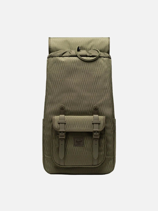 HERSCHEL Little America – Ivy Green Diamond, önden görünüm