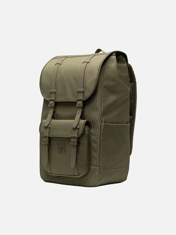 HERSCHEL Little America - Ivy Green Diamond – Ivy Green Diamond, önden görünüm