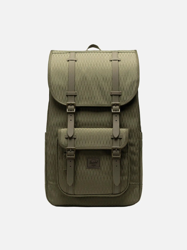 HERSCHEL Little America – Ivy Green Diamond, önden görünüm
