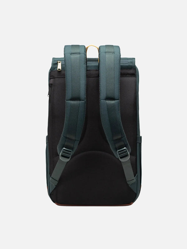 HERSCHEL Survey - Grid Black/Black – arka görünüm, yeşilimsi kayışlar