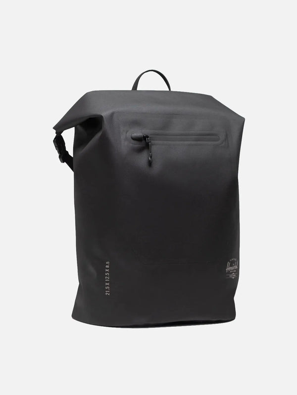 HERSCHEL Dry Bag Backpack – Black, önden görünüm