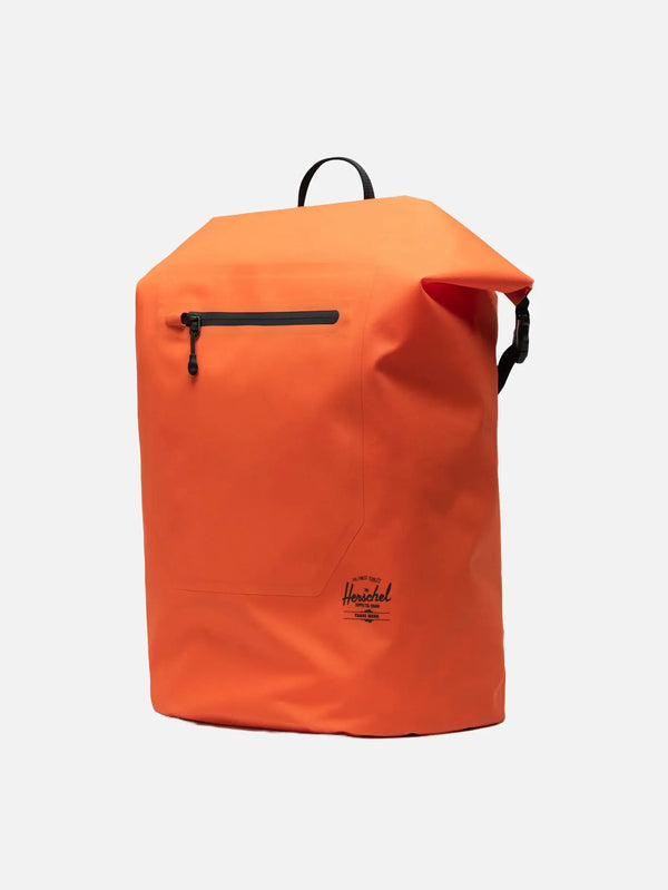 Herschel Dry Bag Backpack – Vermillion Orange, önden görünüm