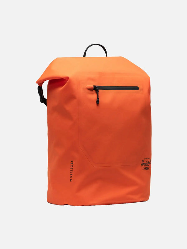 HERSCHEL Dry Bag Backpack – Vermillion Orange, ön görünüm