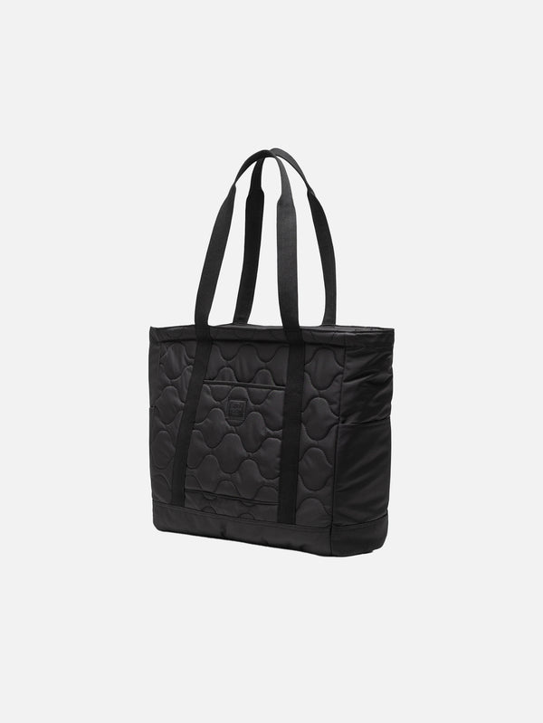 Heritage Quilted Tote - Black