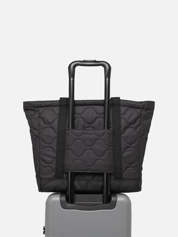 Heritage Quilted Tote - Black