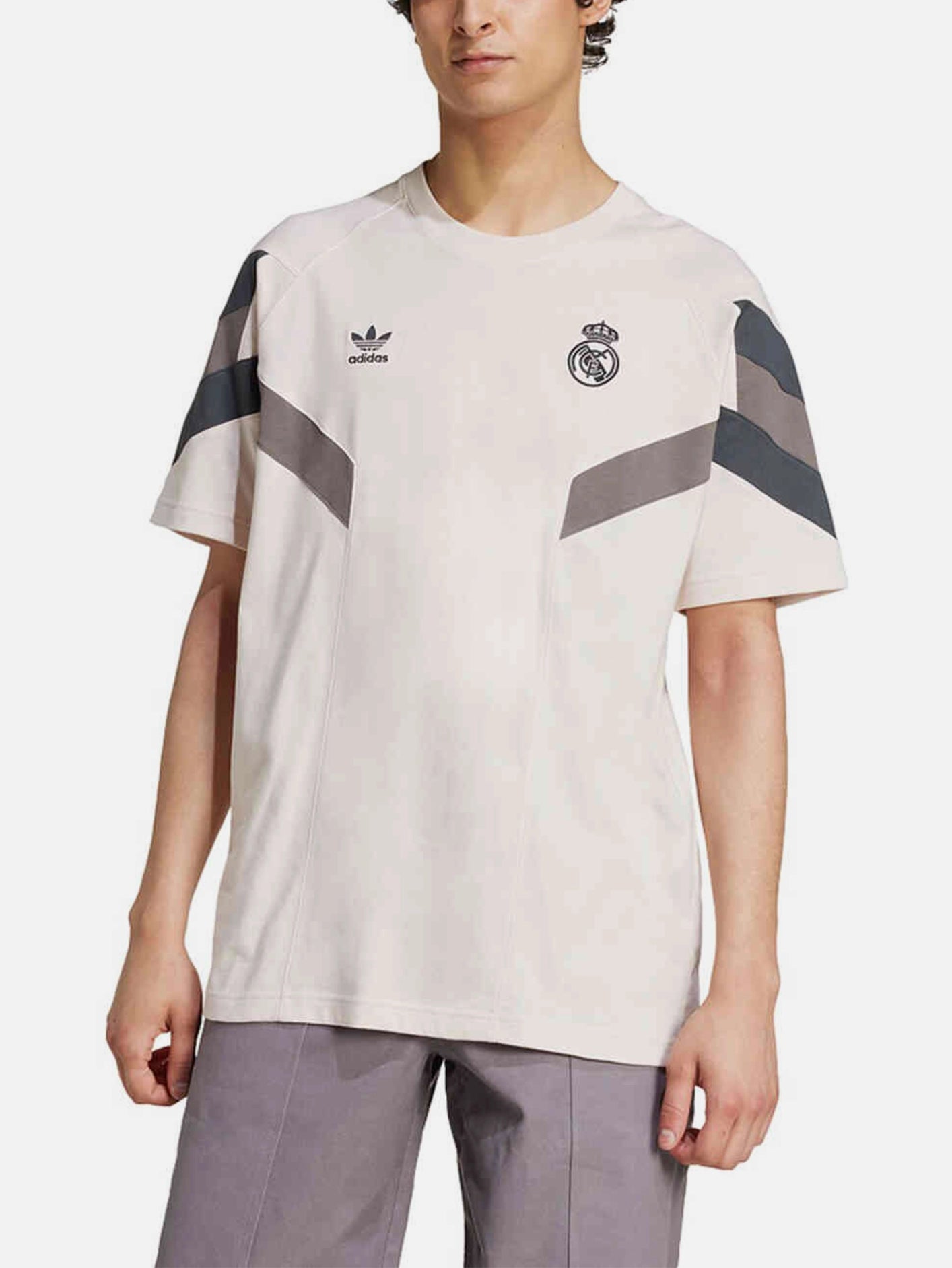 Real Madrid Originals 24 25 T shirt Putty Mauve T SHIRT shopi go