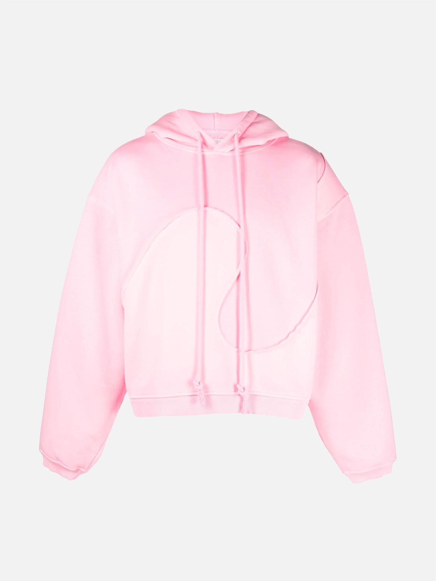 Swirl Fleece Hoodie Knit Pink shopi go