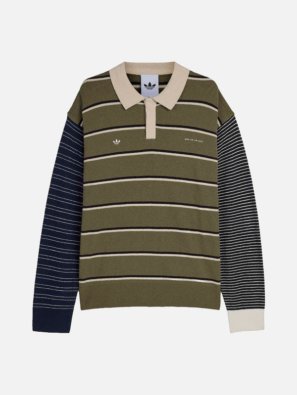 ADIDAS ORIGINALS, Song For The Mute x adidas 007 Tee LS - Olive Strata, T-SHIRT, shopi go'da!