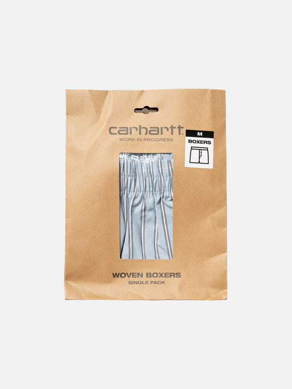 CARHARTT WIP, Cotton Boxer - Grimsby Stripe/Blue Fog, BOXER, shopi go'da!