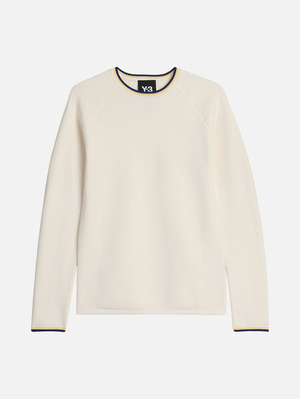 Y-3, Wales Bonner x Y-3 Knit Base Top - Cream White, ATLET, shopi go'da!