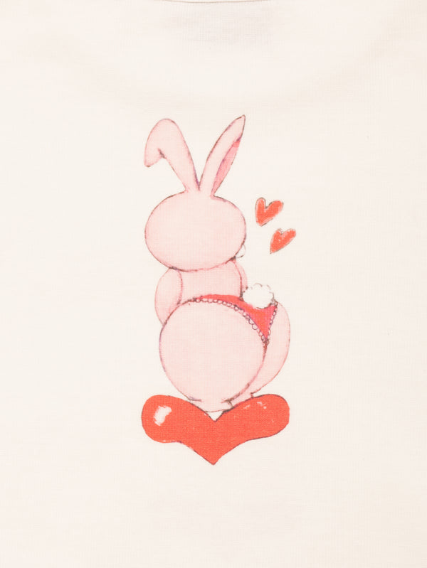 CARNE BOLLENTE, Love Bunny - Off White, T-SHIRT, shopi go'da!