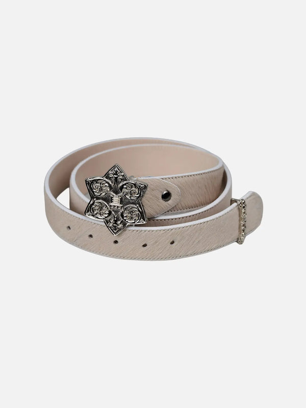 shopi go Higashiyama Fur Belt - Beige – bej, önden görünüm