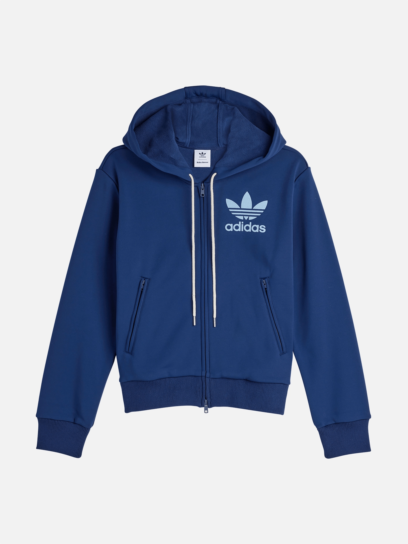 Navy blue adidas zip up hoodie shop