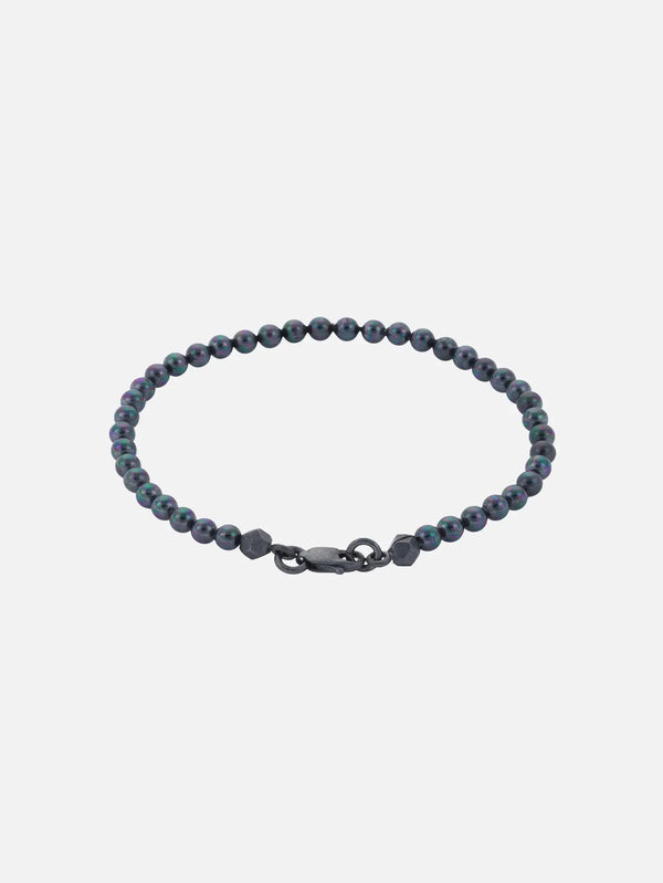 ATOLYEWOLF Black Pearl Bracelet in Oxide - Kategorize edilmemiş BİLEKLİK