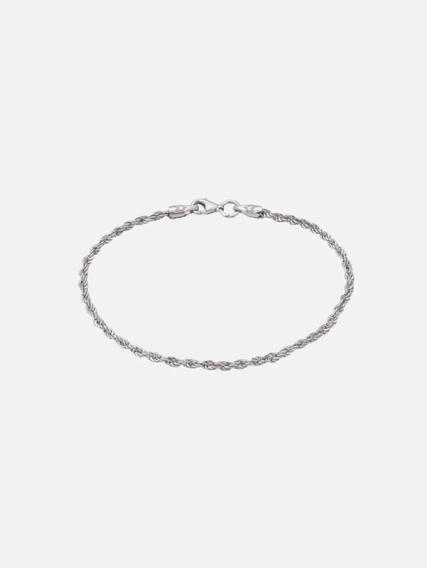 ATOLYEWOLF Rope Chain Bracelet in Silver - Kategorize edilmemiş BİLEKLİK