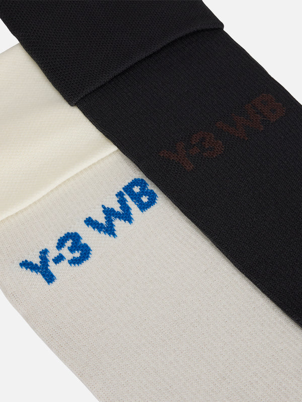 Y-3, Wales Bonner x Y-3 Football Socks - Off White/Black, ÇORAP, shopi go'da!