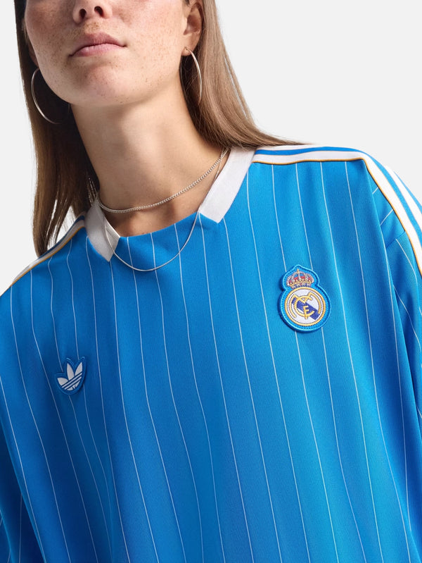 ADIDAS ORIGINALS, Real Madrid Terrace Icons Jersey - Blue Bird, FORMA, shopi go'da!