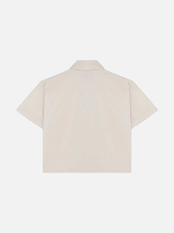 DICKIES, SS Cropped Work Shirt W - Whitecap Gray, GÖMLEK, shopi go'da!