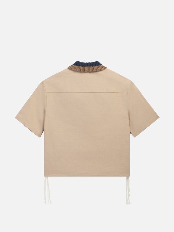 ADIDAS ORIGINALS, CLOT x adidas Refined Utility SS Shirt - Warm Sand, GÖMLEK, shopi go'da!