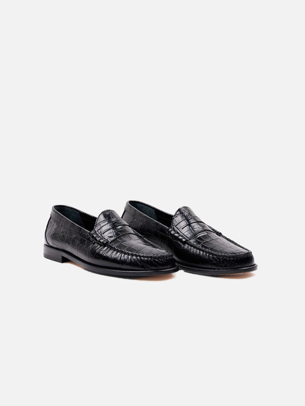 Crocodile Penny Loafer No.3