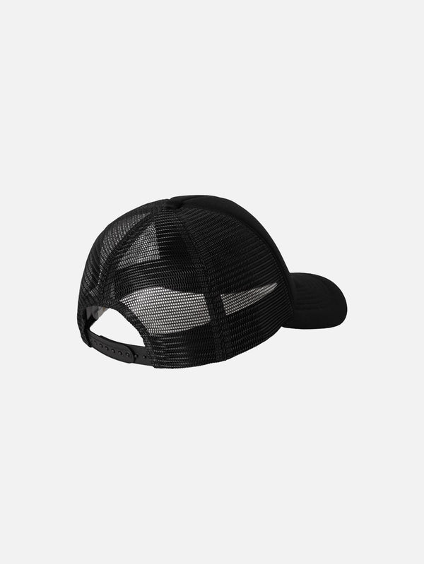 CARHARTT WIP, Heart Patch Trucker Cap - Black, ŞAPKA, shopi go'da!