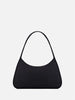 Eco Leather XL Shoulder Bag - Black