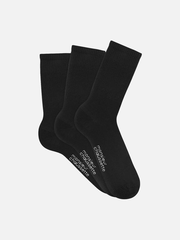 Unicolor Pack Socks - Black