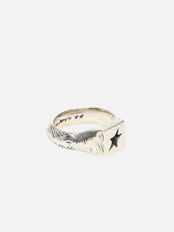 TWOJEYS, Hollow Star Ring - Silver, YÜZÜK, shopi go'da!