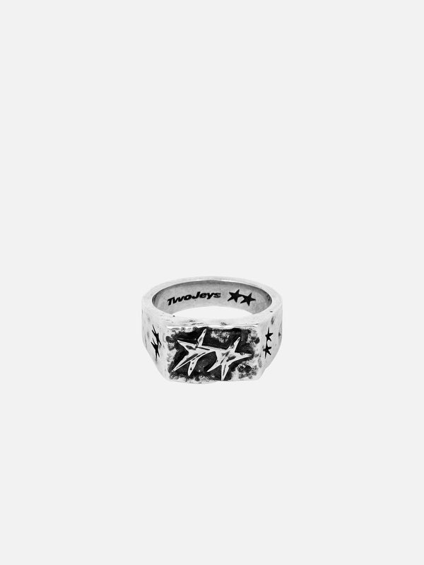TWOJEYS, Ignorant Icon Ring - Silver, YÜZÜK, shopi go'da!
