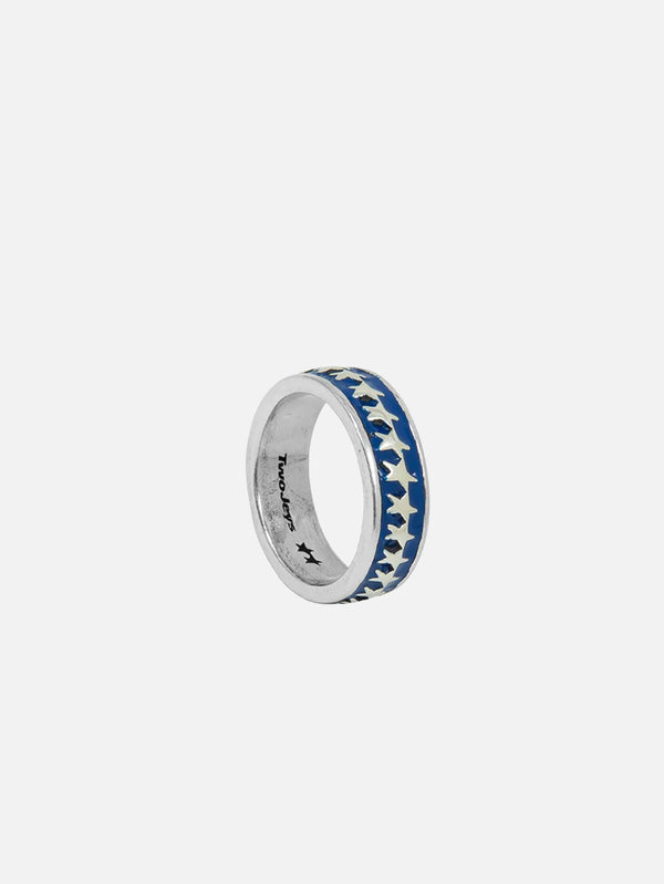 TWOJEYS, All-round Icon Ring Blue - Silver, YÜZÜK, shopi go'da!