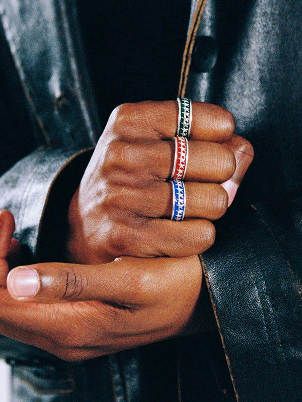 TWOJEYS, All-round Icon Ring Blue - Silver, YÜZÜK, shopi go'da!