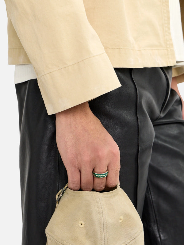 TWOJEYS, All-round Icon Ring Green - Silver, YÜZÜK, shopi go'da!