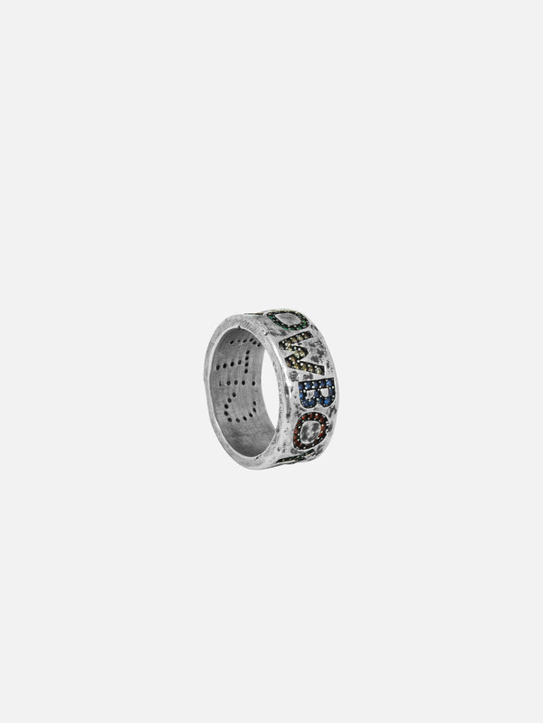 TWOJEYS, City Cowboys Stone Ring - Silver, YÜZÜK, shopi go'da!