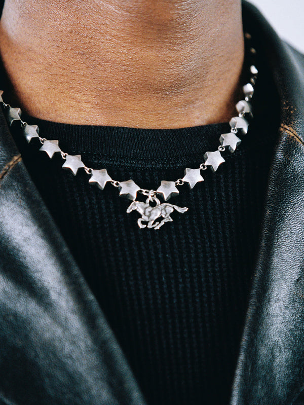 TWOJEYS, Horse Star Chain - Silver, KOLYE, shopi go'da!
